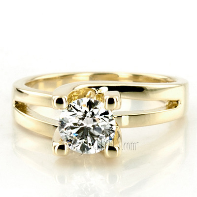 Trellis Solitaire Diamond Engagement Ring  - view 3 of 4