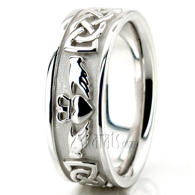 Claddagh Celtic Knot Wedding Ring - view 4 of 4