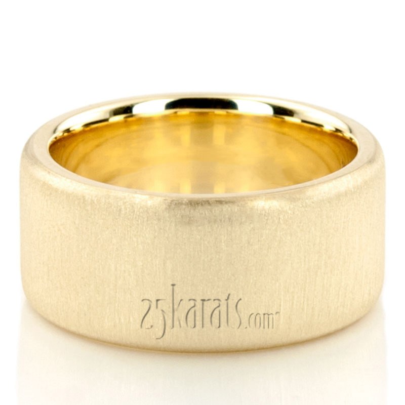 Soft-Edge Flat Comfort Fit Wedding Band - view 13