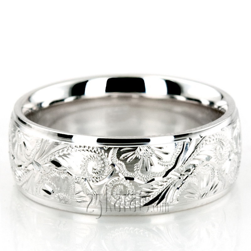 Trendy Floral Wedding Band - view 5