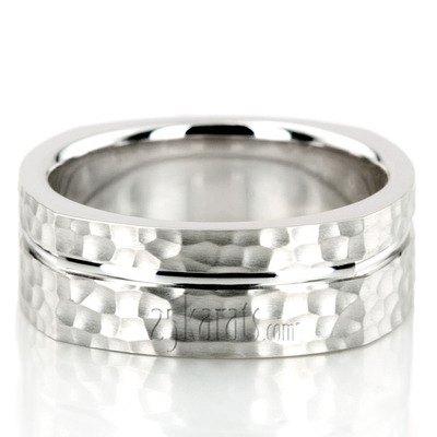 Classic Squared Wedding Ring  - view 9 of 10