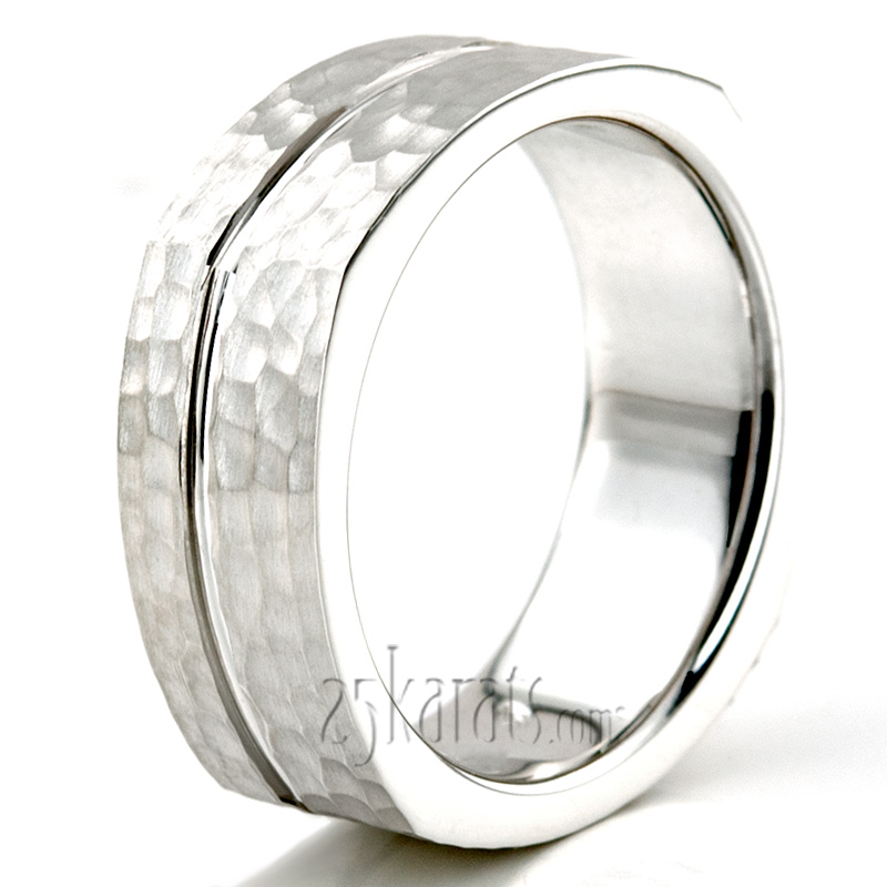 Classic Squared Wedding Ring  - view 10