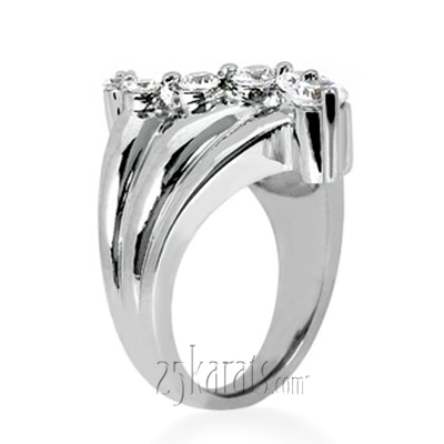 0.50 ct. Diamond Journey Fancy Ring - view 2