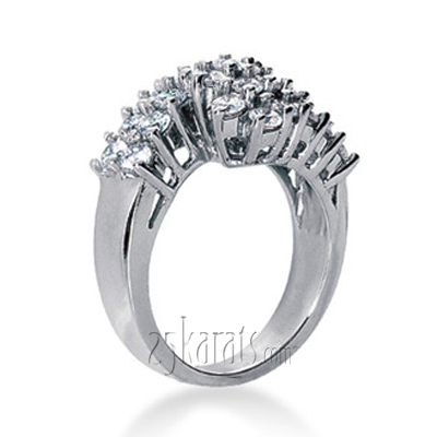 0.75 ct. Prong Set Diamond Fancy Ring - view 2