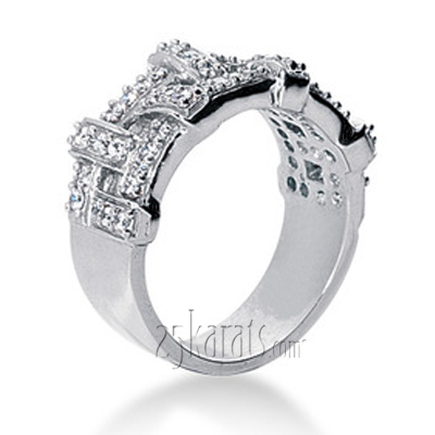 Prong Set Diamond Fancy Ring (0.52 ct.tw) - view 2