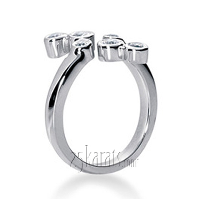 Bezel Set Round Diamond Fashion Ring (0.30 ct.tw) - view 2