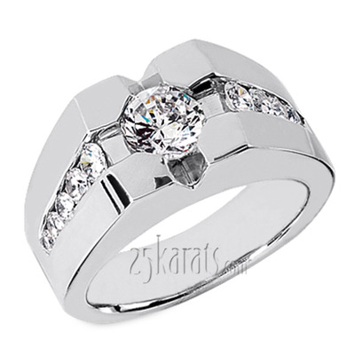 Exclusive Men's Fancy Diamond Band (0.72 ct.tw)