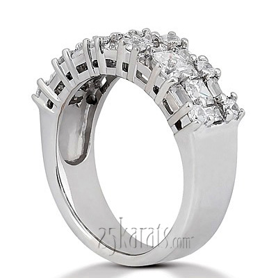 Multi-Shape Prong Set Fancy Women Anniversary Ring (1 1/4 ct. tw.) - view 1