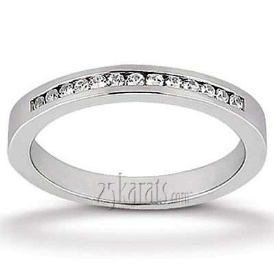 Channel Set Diamond Wedding Band (0.15 ct.tw) - view 1 of 2