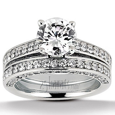 Round Cut Prong Set Diamond Bridal Ring (0.62 ct. t.w.) - view 3 of 3