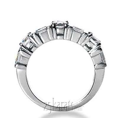 0.72 ct. Multi-Shape Bar Set Diamond Wedding Band - view 2 of 2