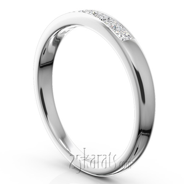 Newly Designed 7 Stone Princess Cut Diamond Anniversary Band (1/5 ct. tw.) - view 1