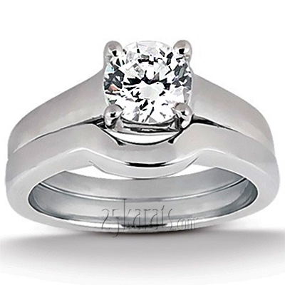 0.50 ct. Trellis Diamond Bridal Ring - view 2