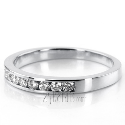 10 Stone Classic Channel Diamond Band (0.25 ct. tw.) - view 3 of 8