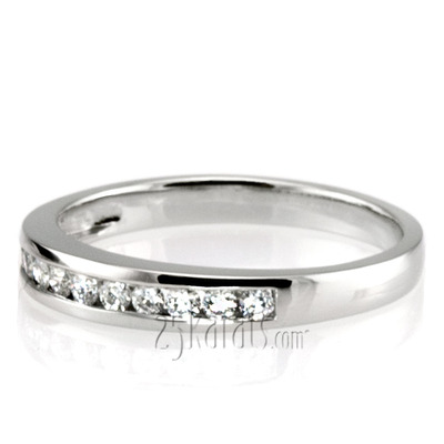 Classic Channel Set Diamond Bridal Ring (0.36 ct.tw) - view 3 of 3