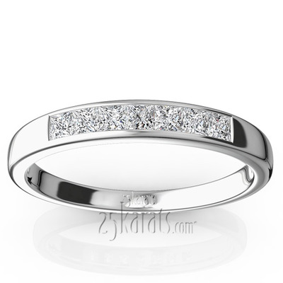 Newly Designed 7 Stone Princess Cut Diamond Anniversary Band (1/5 ct. tw.) - view 6 of 8