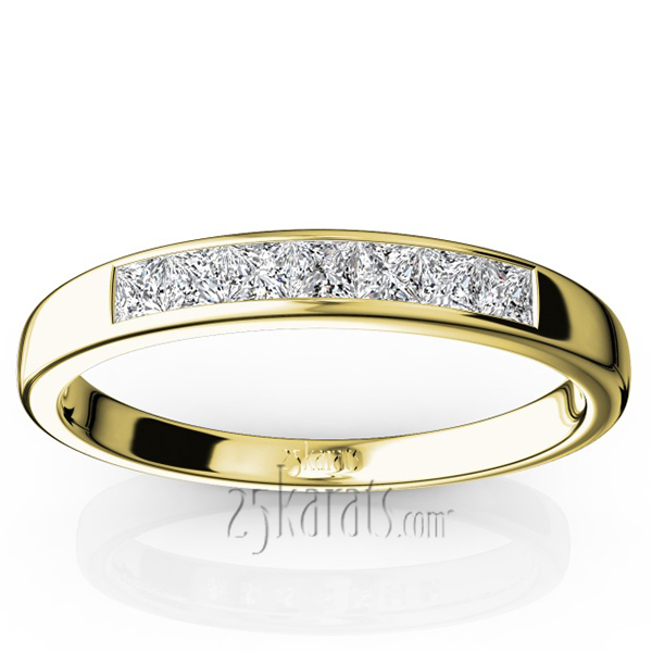 Newly Designed 7 Stone Princess Cut Diamond Anniversary Band (1/5 ct. tw.) - view 7