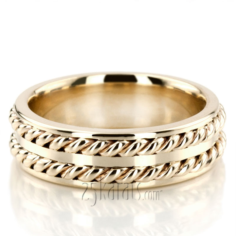 Traditional Handwoven Wedding Ring - view 2