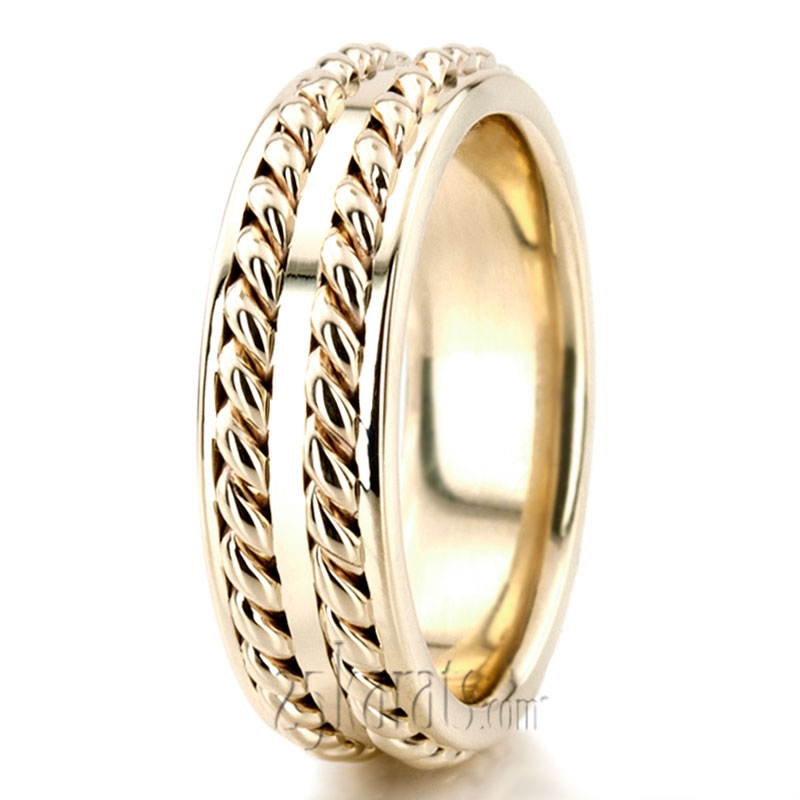 Traditional Handwoven Wedding Ring - view 3