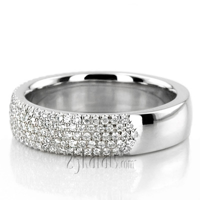 Elegant Micro Pave Set Woman Anniversary Band (3/4 ct. tw.) - view 5 of 8