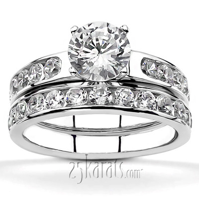 Channel Set Diamond Anniversary Band (0.75ct. t.w.) - view 3 of 6