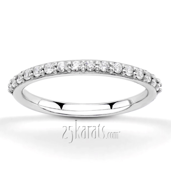 Shared Prong Wedding Anniversary Band GH-SI1 Diamonds (1/3 ct. t.w.) - view 5