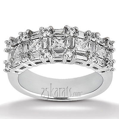 Multi-Shape Prong Set Fancy Women Anniversary Ring (1 1/4 ct. tw.) - view 6