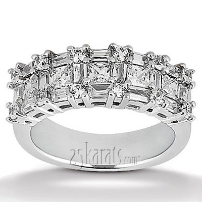 Multi-Shape Prong Set Fancy Women Anniversary Ring (1 1/4 ct. tw.) - view 6 of 7