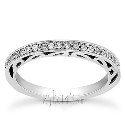 Filigree Diamond Wedding Ring (0.22 ct.tw) - view 2 of 2