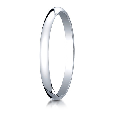 Benchmark Plain Half-Round Dome Wedding Band - view 2 of 10