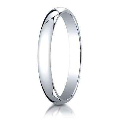 Benchmark Plain Half-Round Dome Wedding Band - view 4