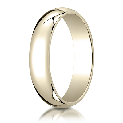 Benchmark Plain Half-Round Dome Wedding Band - view 8