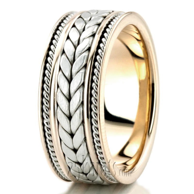 Extravagant Hand Woven Wedding Band  - view 7