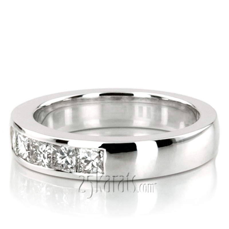 Classic 5 Stone Princes Cut Diamond Anniversary Band (3/4 ct. t.w.) - view 8