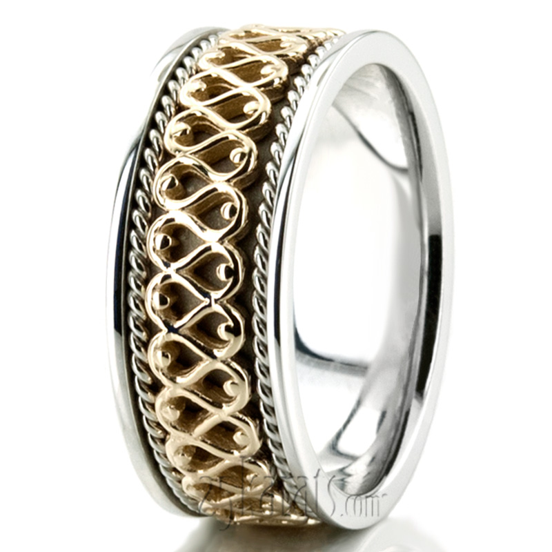 Traditional Celtic Handmade Wedding Ring - view 6