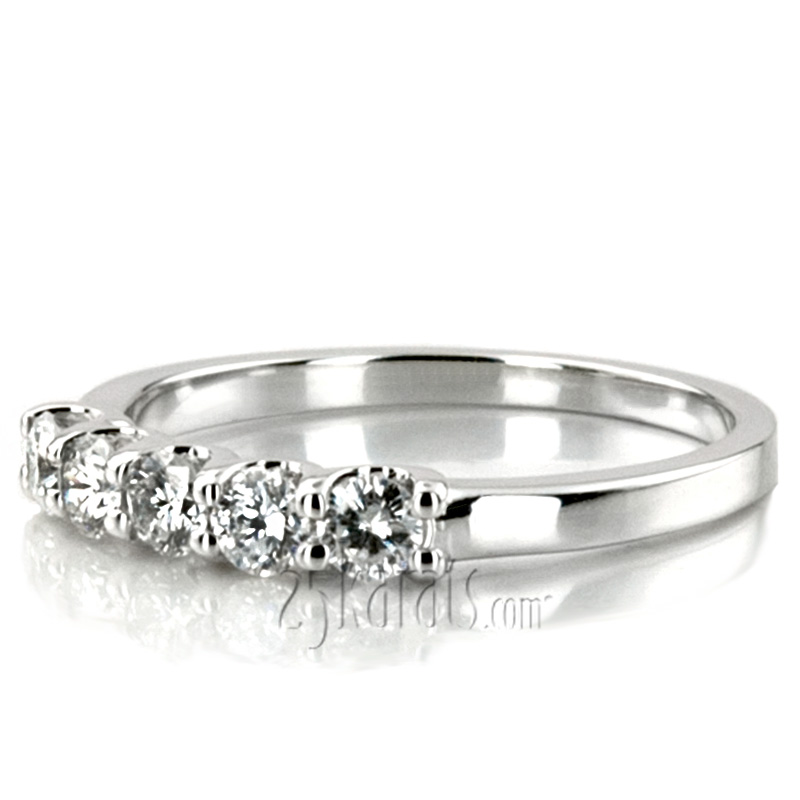 New Classic 5-Stone U-Prong Woman Anniversary Band (1/2 ct. tw.) - view 8