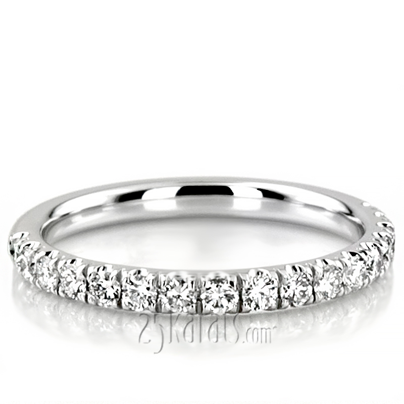 Micro Pave Set  Woman Diamond Ring (1/2 ct. tw.) - view 6