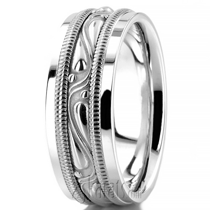 Hand Made Celtic Wedding Band - view 6