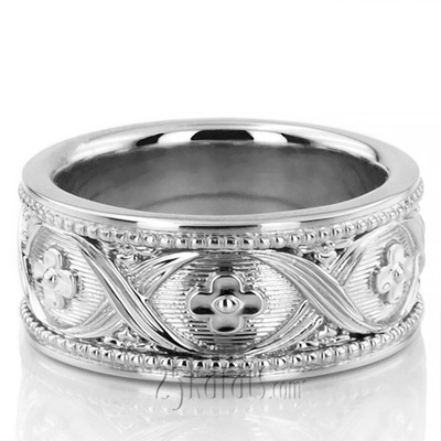 Elegant Hand Crafted Wedding Ring - view 5 of 7