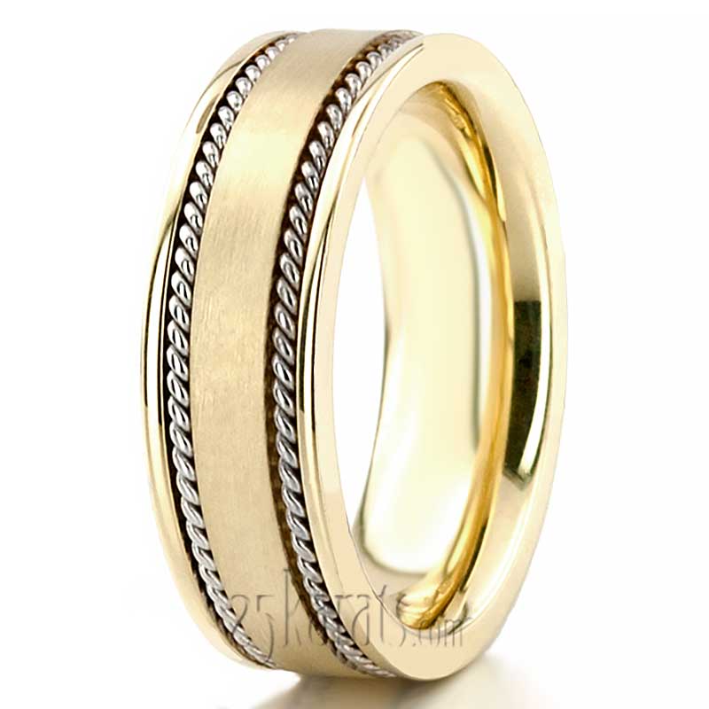 Bestseller Satin Hand Braided Wedding Ring  - view 5