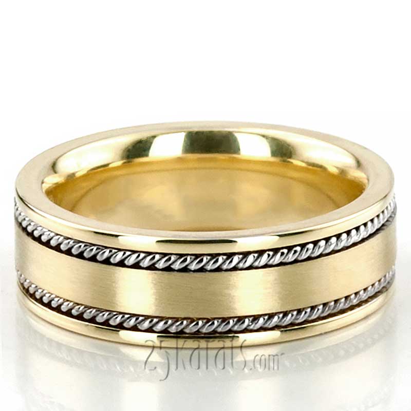 Bestseller Satin Hand Braided Wedding Ring  - view 6