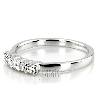 Classic 5 Stone Closed Basket Anniversary Band (1/4ct. t.w.) - view 8 of 8