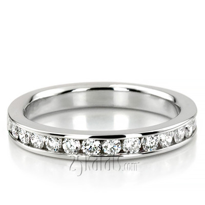 Channel Set Diamond Anniversary Band (0.75ct. t.w.) - view 6 of 6