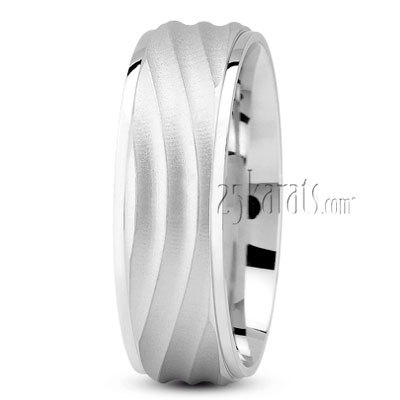 Ultimate Wave Design Wedding Band - view 2 of 2