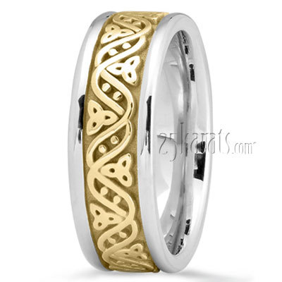 Celtic Love Wedding Band - view 1 of 4