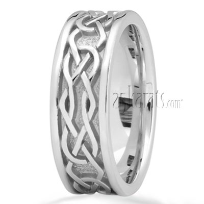 Eternal Celtic Love Knot Wedding Ring - view 2