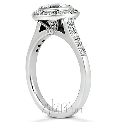 Designer Legacy Inspired Pave Set Diamond Engagement Ring (0.33 ct. tw.) - view 3 of 3