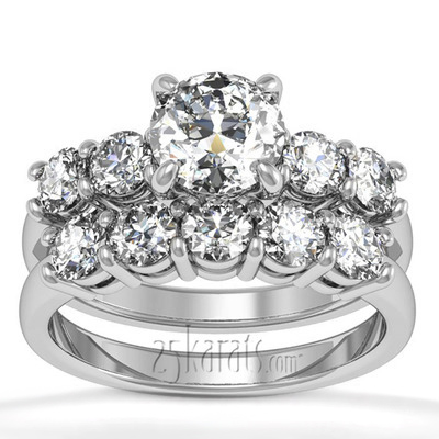 Timeless Basket Setting Diamond Engagement Ring (1/5 ct. t.w.) - view 2