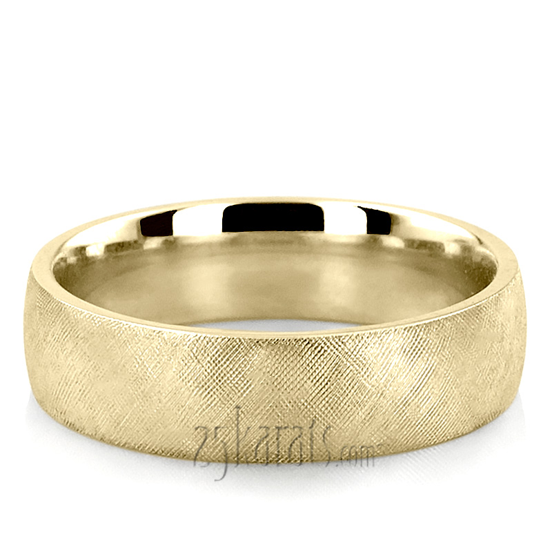 Florentine Plain Wedding Band - view 2