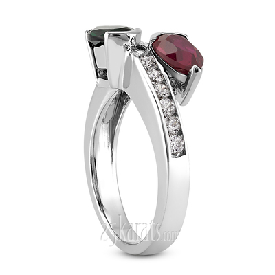 Classic Beauty of By Pass Diamond Fashion Ring (0.42 ct.tw.) - view 3 of 5